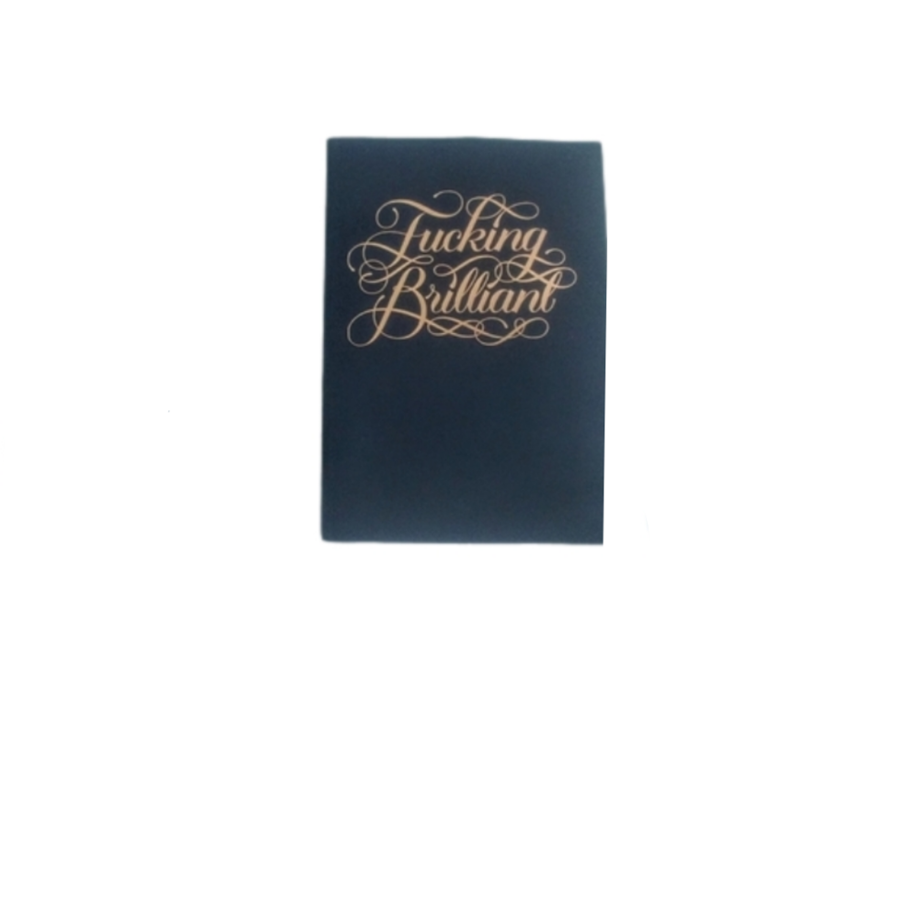"F Brilliant" softcover journal